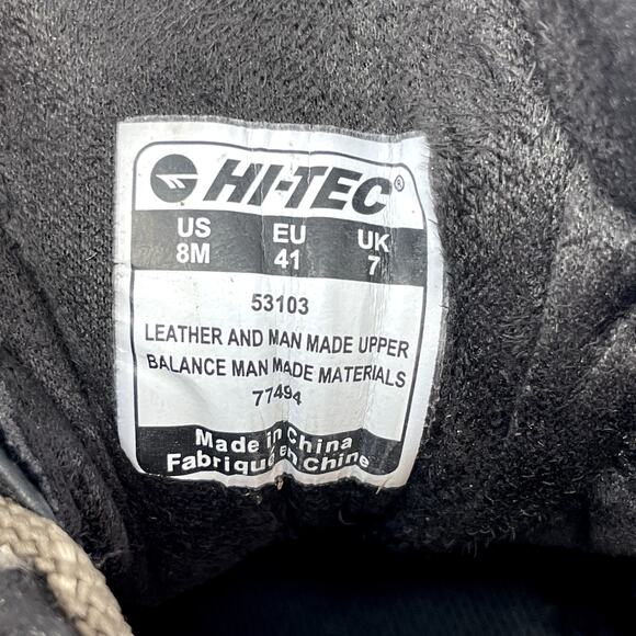 Hi-Tec V-Lite Wildfire Waterproof Trail Shoe Mens Size 8 Tan Black - Picture 8 of 9